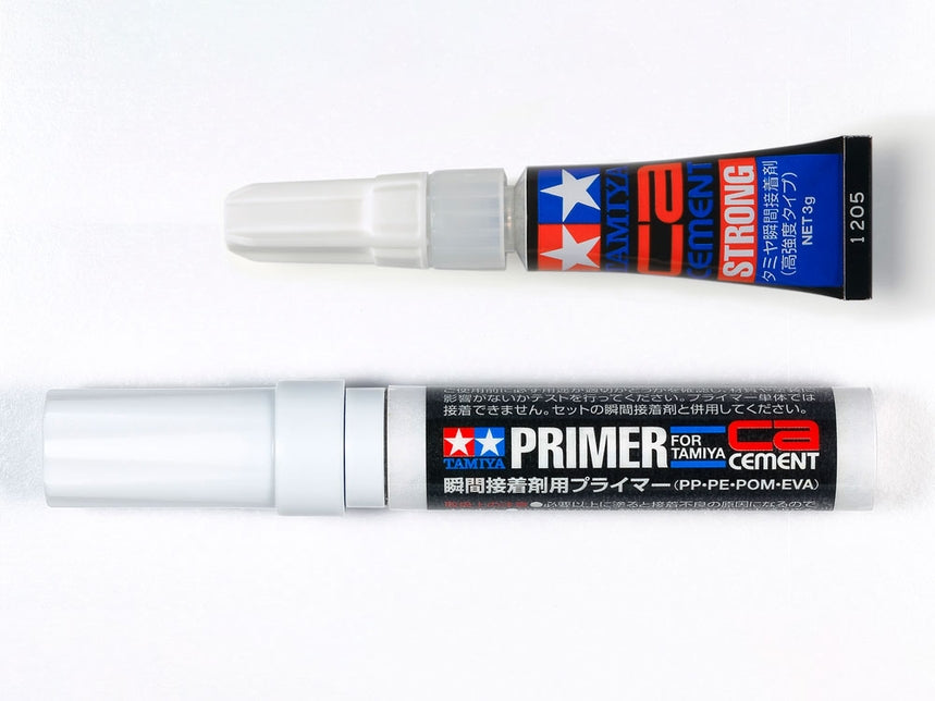 Tamiya 87211 CA Cement&Primer PP/PE/POM/EVA
