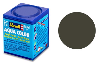 Aqua olive yellow mat