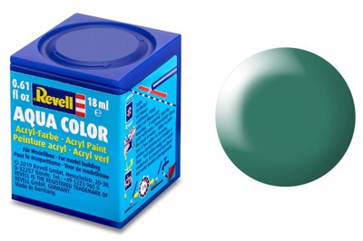 Aqua patina green silk