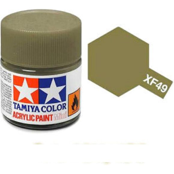Tamiya 81749 XF-49 Khaki Acrylic Paint 10ml