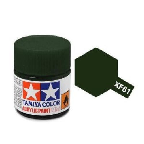 Tamiya 81761 XF-61 Dark Green Acrylic Paint 10ml