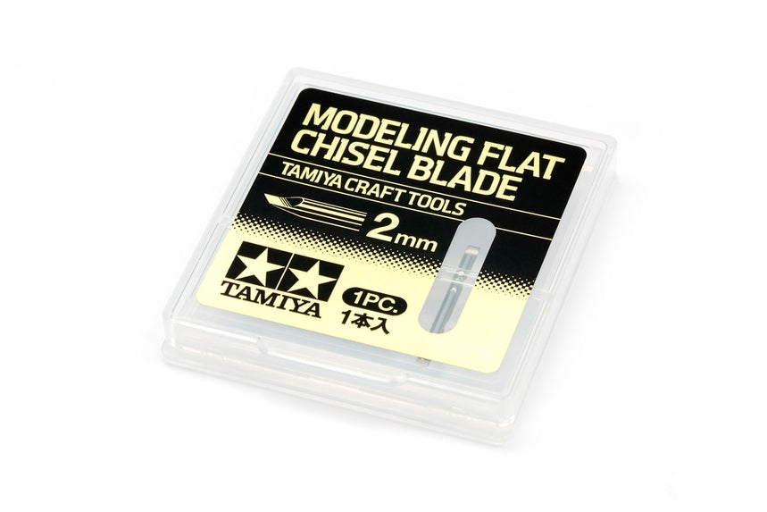 Tamiya 74143 MODELING FLAT CHISEL BLADE 2MM