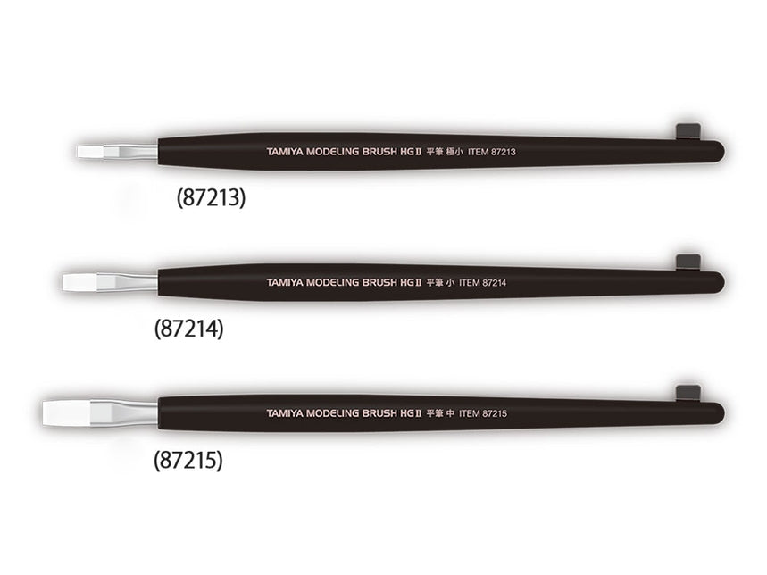 Tamiya 87213 HG II Flat Brush XS