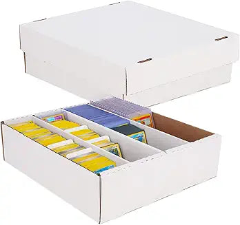BCW 1ct Monster Box Trading Card Storage Box | Holds 3200 Cards | Sports Card Storage Boxes | Trading Card Box | Premium Cardboard Storage Box for Magic, Sports Cards | Assembly Required