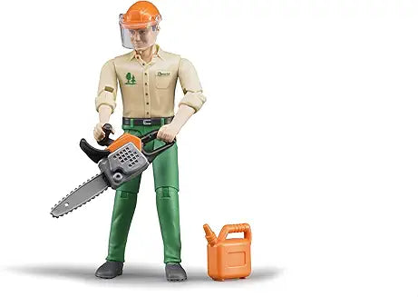 Bruder bworld Logging Man with Accessories