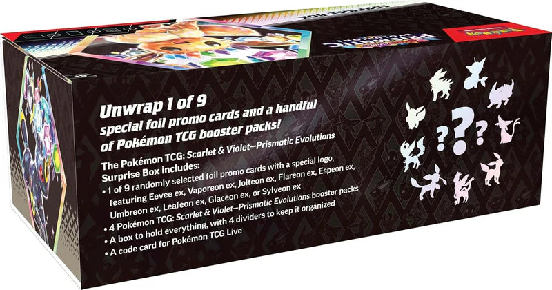 Pokémon TCG Scarlet Violet Prismatic Evolutions Surprise Box