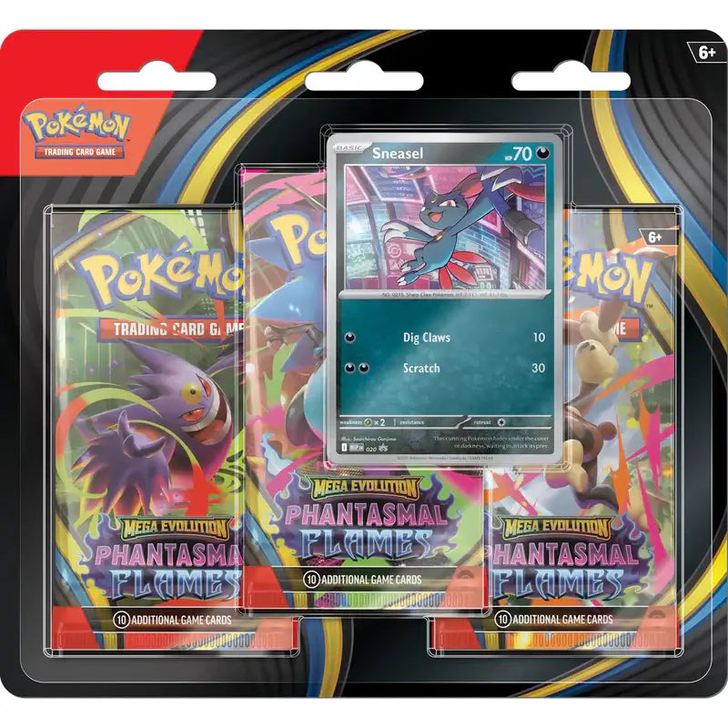 Pokémon TCG: Phantasmal Flames 3-Pack Blister [Sneasel] - Canada