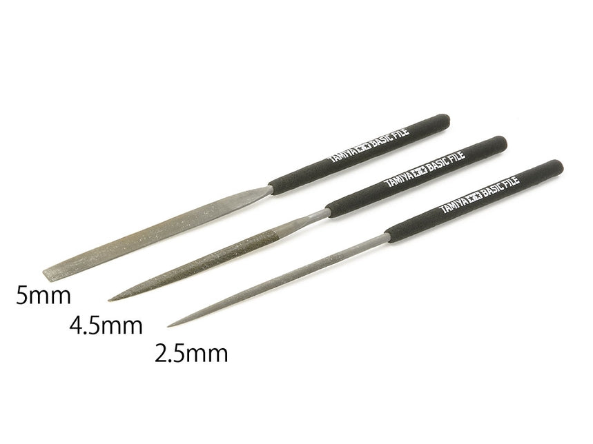 Tamiya 74104 BASIC FILE SET (SMOOTH DOUBLE-Cut for Plastic Models and Craft Hobby