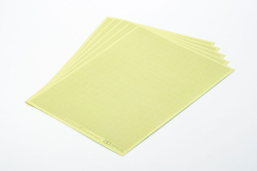 Tamiya 87129 MASKING SHEET 1MM GRID X 5