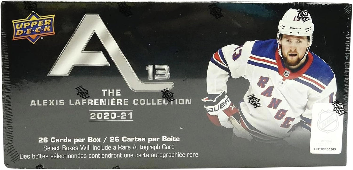 Upper Deck Alexis Lafreniere rookie box set