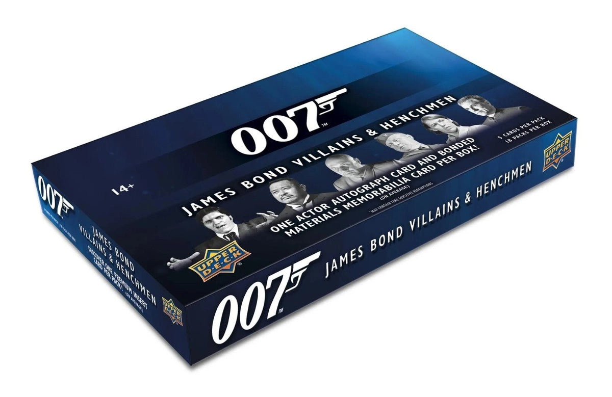 Upper Deck 2021 James Bond 007 Villains and Henchmen trading card box