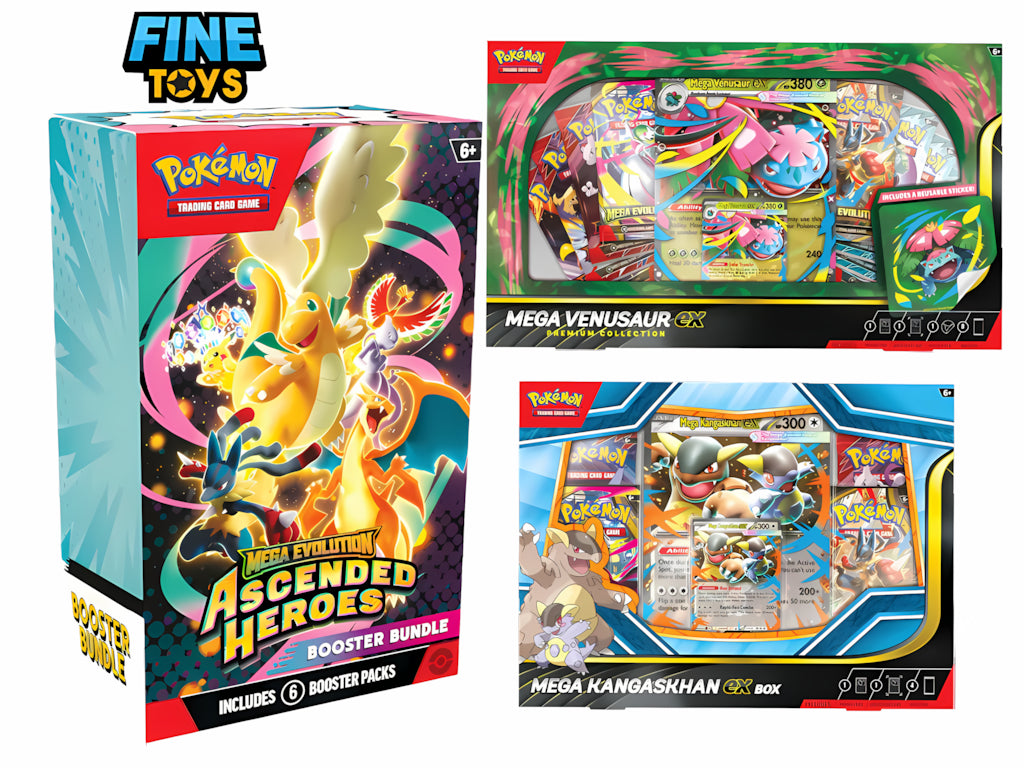 Mega Evolution TCG Power Bundle | 18 Packs & Promos | finetoys.ca Fine Toys Ltd. Mega Evolution TCG Power Bundle | 18 Packs & Promos | finetoys.ca Fine Toys Ltd.