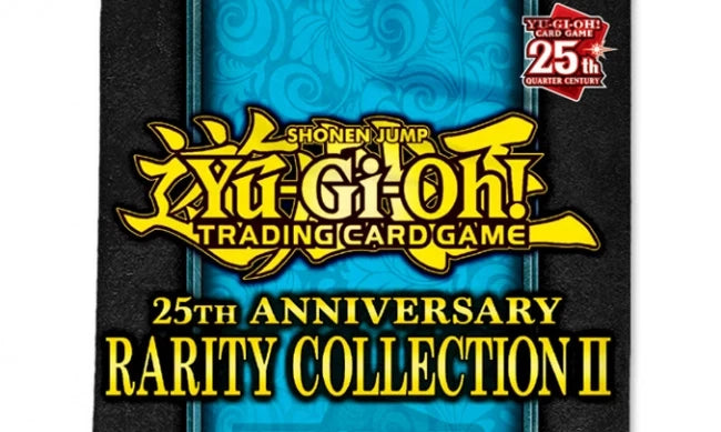 Yu-Gi-Oh 25th Anniversary Rarity Collection II Booster Box with 18 packs and 162 all-foil trading cards