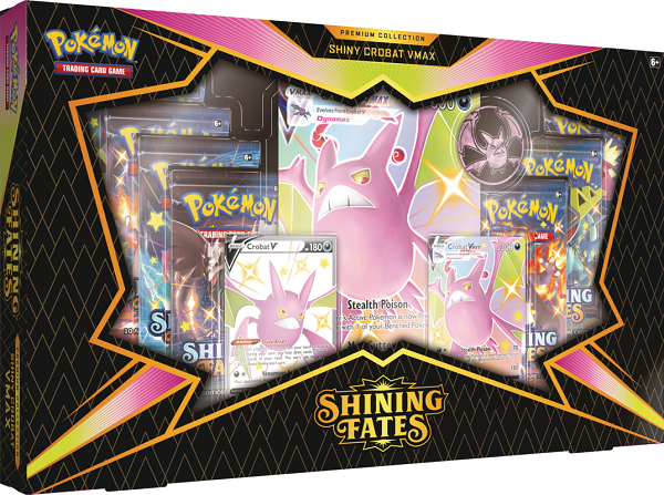 POKEMON SWSH SHINING FATES PREMIUM COLLECTION Crobat VMAX Box