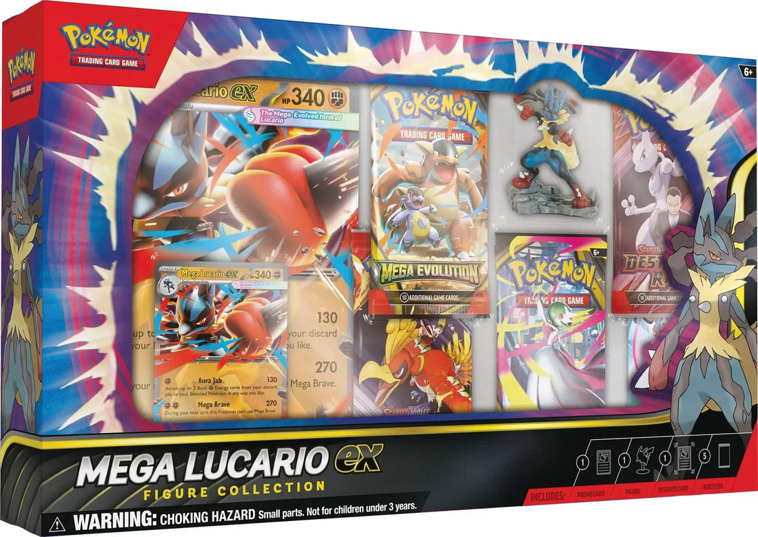 Mega Lucario EX Premium Figure Collection | Fine Toys Canada Fine Toys Ltd. Mega Lucario EX Premium Figure Collection | Fine Toys Canada Fine Toys Ltd.