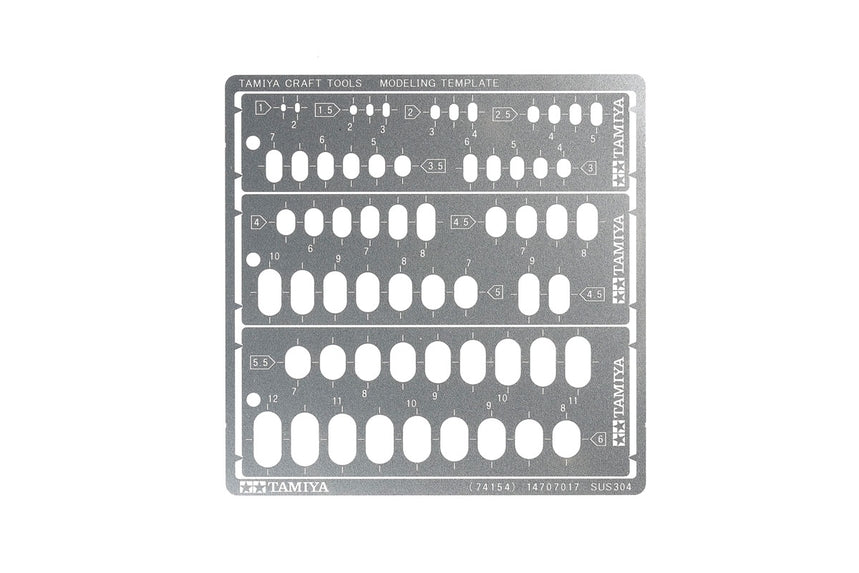 Tamiya 74154 MODELING TEMPLATE RR 1-6
