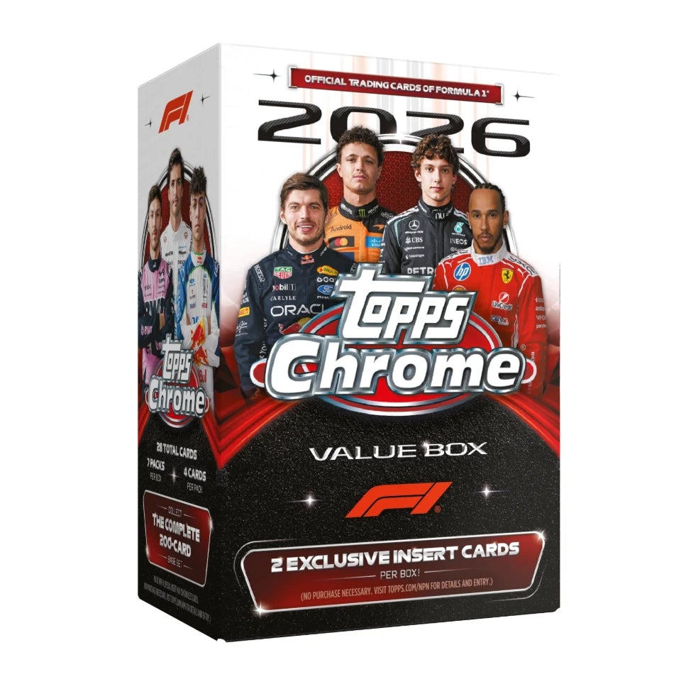 2026 Topps Chrome Formula 1 Value Box