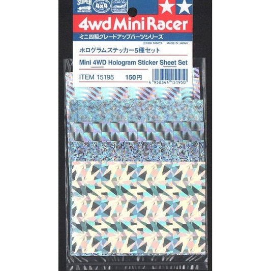 Tamiya Mini 4WD Hologram Sticker Sheet Set