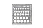 Tamiya 74150 MODELING TEMPLATE ROUND 1-12.5