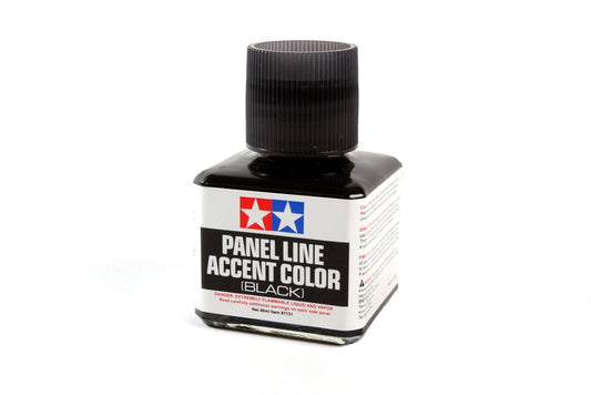 Tamiya 87131 PANEL ACCENT COLOR BLACK