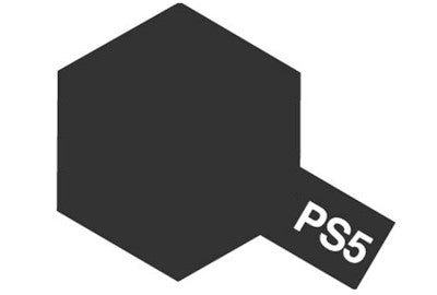 Tamiya 86005 PS-5 BLACK POLY SPRAY