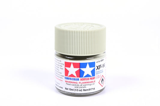 Tamiya 81714 XF-14 Flat Japanese Army J.A. Grey Gray Acrylic Paint 10ml