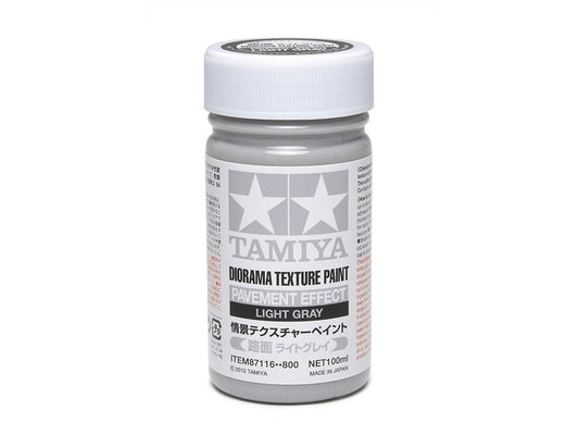 Tamiya 87116 TEXTURE PAINT-PAVEMENT LIGHT GRAY