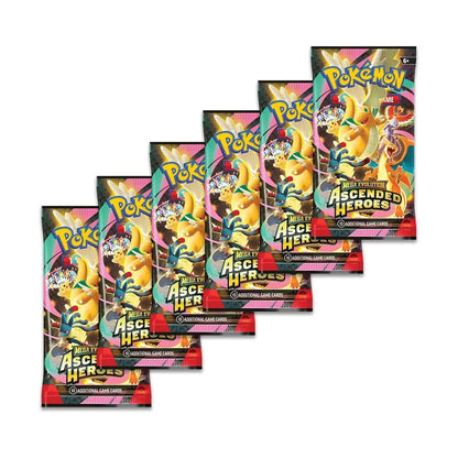 Ascended Heroes 6 booster packs