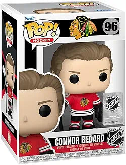 Funko Pop! NHL: Connor Bedard #156 | Chicago Blackhawks | FineToys.ca
