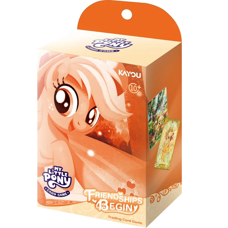 Kayou My Little Pony Friendships Begin Starter Deck Applejack edition, factory sealed retail box.

