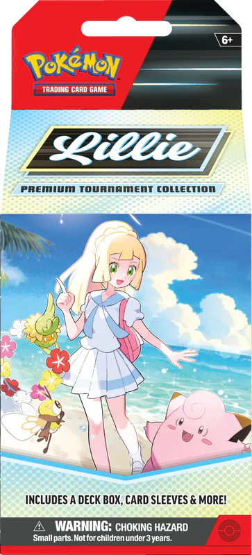 pokemon trading card game premium tournament collection Lillie - Quantity:10 ex Cards Includes 6 Pokémon TCG EDH Accessories 🤩 MTG's Tarkir: Dragonstorm