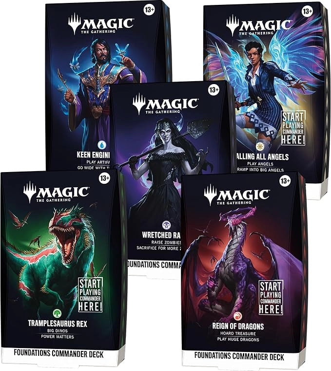 Magic The Gathering Foundations 100-card ready-to-play Commander Deck