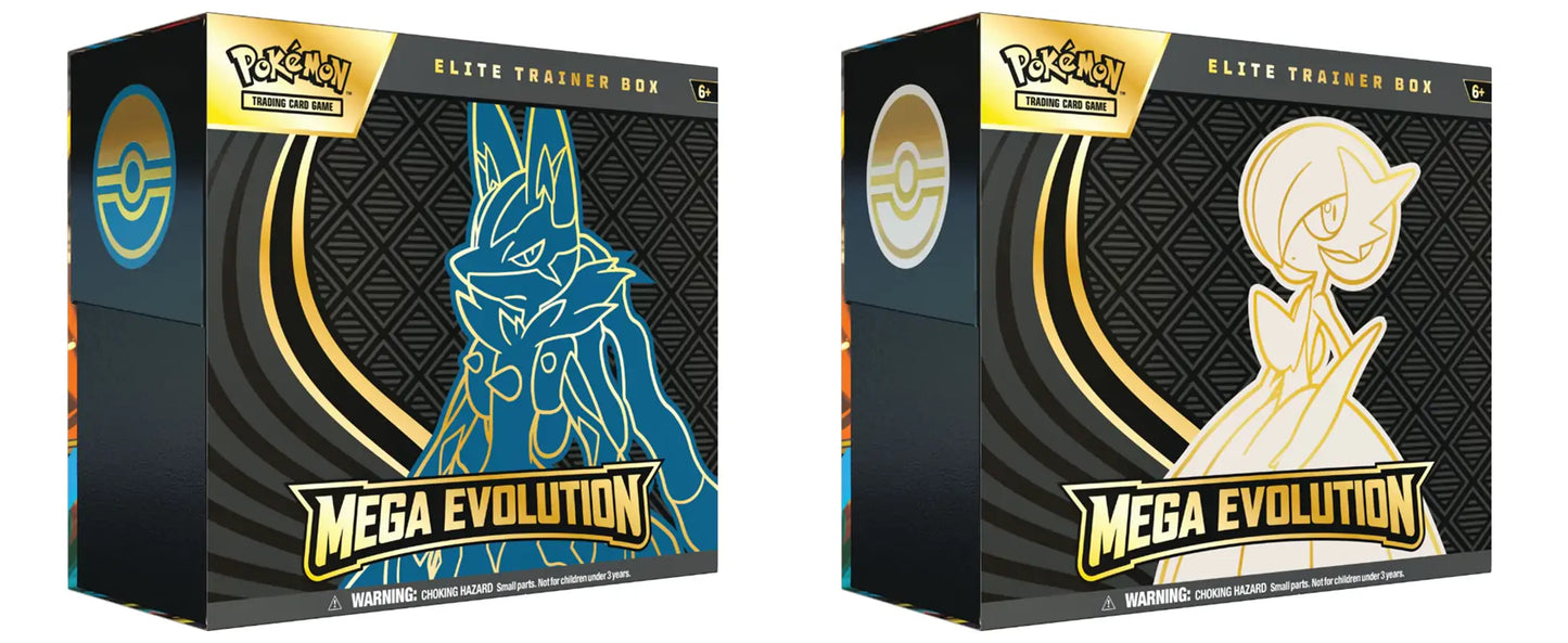 Pokémon TCG: Mega Evolution Elite Trainer Box [Mega Lucario] & [Mega Gardevoir]