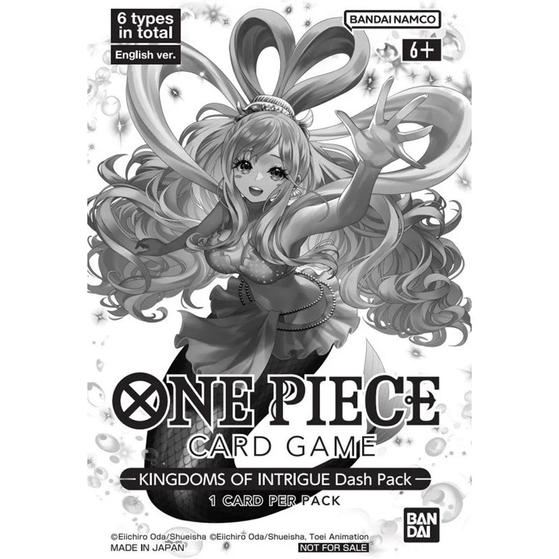 Originally included with the purchase of 1 OP-04 -KINGDOMS OF INTRIGUE- Booster Box. 1 card per pack (6 types in total).