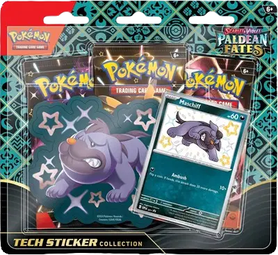 Paldean Fates Tech Sticker Collection Maschiff