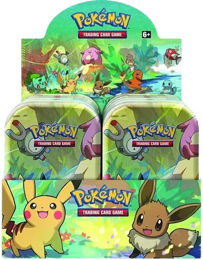 Pokemon Kanto Friends Mini Tin Display