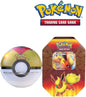 Pokemon TCG - Elemental Power Flareon GX Tin and Pokeball - 2 Pack Pokémon TCG Tin Combo Set - Pokeball Art Style May Vary 