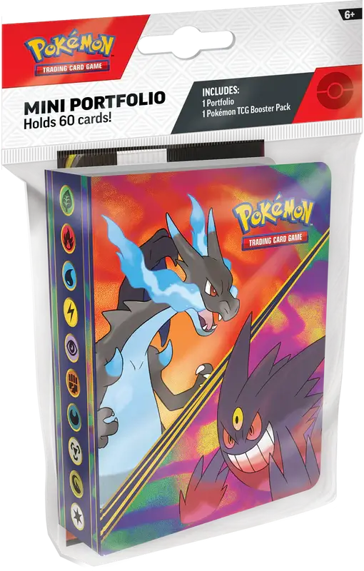 Pokémon TCG Q1 2026 Mini Portfolio featuring Mega Zygarde ex artwork with one included booster pack
