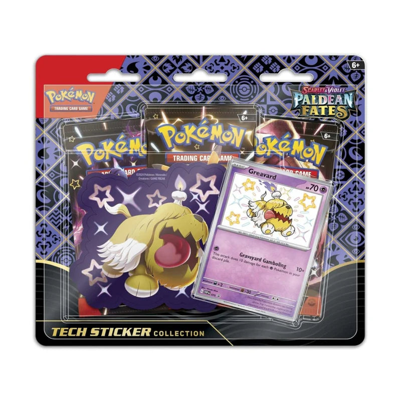 Pokémon TCG Scarlet & Violet—Paldean Fates Tech Sticker Collection [Greavard]