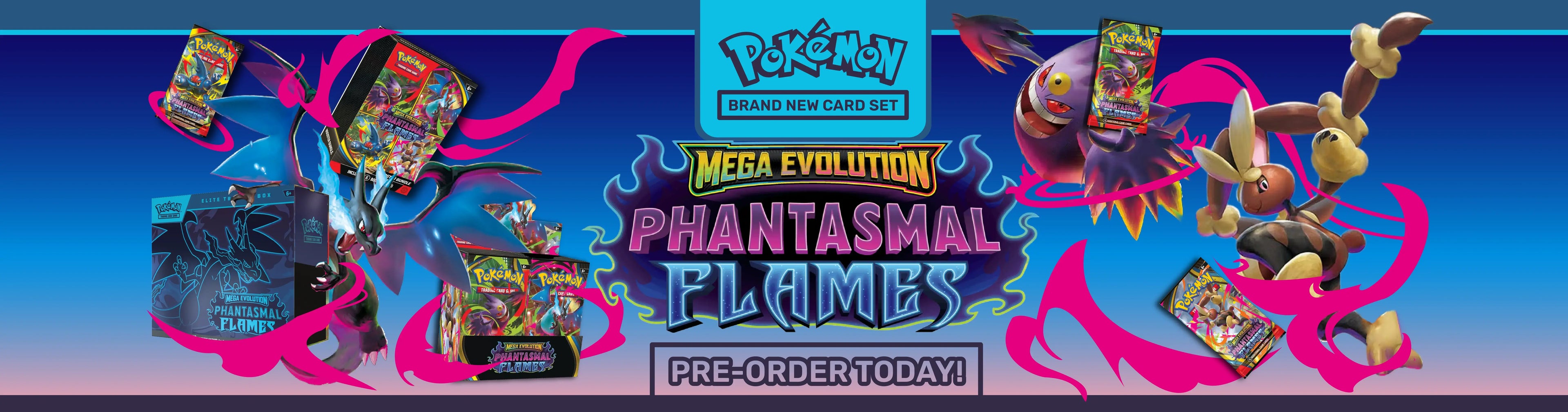 Pokémon Mega Evolution Phantasmal Flames 