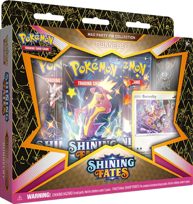 Pokemon - Shining Fates - Mad Party Pin Collection - Bunnelby