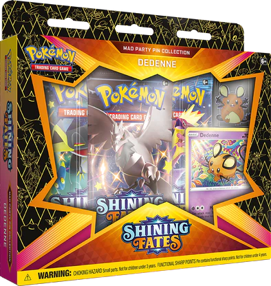 Pokemon - Shining Fates - Mad Party Pin Collection - Dedenne