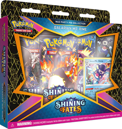 Pokemon - Shining Fates - Mad Party Pin Collection - Galarian Mr. Rime