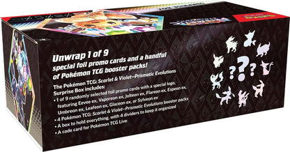 Pokémon TCG Scarlet  Violet Prismatic Evolutions Surprise Box