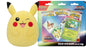 Prismatic Evolutions Tech Sticker Collection featuring Leafeon with Squishmallows 10-inch winking Pikachu plush bundle from FineToys.ca