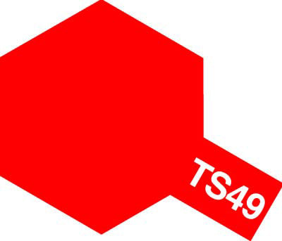 Tamiya TS-49 Bright Red Lacquer Spray Paint (100ml)