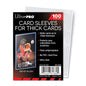 Ultra Pro 130-point thick card sleeves, 100 count pack.
