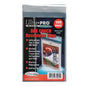 A magnetic One Touch holder being placed inside a clear, resealable Ultra Pro protective bag.