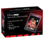 A box of 200 Ultra Pro semi-rigid holders for card grading submissions.
