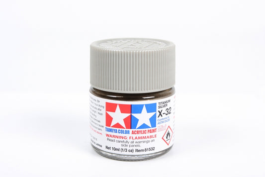 Tamiya 81532 X-32 TITANIUM SILVER MINI